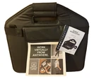 Laptop Fold Out Privacy Mobile Workstation Black Vegan Leather- New. Fixed Price $19.99.