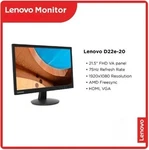 Lenovo D22e-20 21.5" Fhd Va Led Monitor Hdmi Vga New Sealed. Fixed Price $63.00.