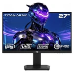 Titan Army 27-inch Gaming Monitor,4k Dual Mode 160hz/fhd 320hz (p2712v). Fixed Price $250.00.