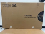 Viewsonic Cde6510 65" 4k Ultra Hd Commercial Display - New Open Box. Fixed Price $1249.99.