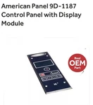 American Panel 9d-1187 Control With Display Module (free Shipping). Fixed Price $229.39.