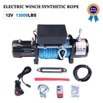 13000lbs 12v Electric Winch Synthetic Cable Rope Atv Utv Truck Off Road Usa. Fixed Price $334.99.