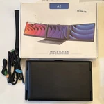 A2 Triple Screen 14 Laptop Extender Carbon Fiber Black *open-box/new*. Fixed Price $187.49.