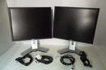 Lot-2 Dell Ultrasharp 1907fp 1908fp 19" Lcd Monitor W/4-port Usb Hub Dvi Vga. Fixed Price $169.75.