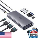 Ssk Usb C Docking Station Dual Monitor, 4k Hdmi Multiport Adapter 11-in-1. Fixed Price $73.77.