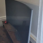 Viotek Desktop Computer Setup With Curved Monitor, Keyboard, Mouse, Mesa. Fixed Price $400.00.