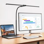 Eppiebasic Led Desk Lamp,double Head Architect Lamps Uyt-iot14257, Black. Fixed Price $43.51.