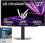Lg Ultragear 27" Oled Qhd 240hz Gaming Monitor With 1-year Cps Extended Warranty. Fixed Price $477.99.