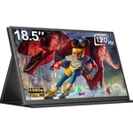 Eviciv 18.5" Portable Gaming Monitor 120hz 1920 * 1080 Display With Leather Case. Fixed Price $69.99.
