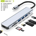 Usb C Hub 5 In 1 4k Hdmi Pd Fast Charge 3.0 Dock For Macbook Samsung. Fixed Price $9.99.