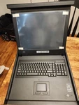 Cyberview Rkp-1700 1u 17 Inch Lcd Kvm Console Drawer With Keyboard And Touchpad. Fixed Price $225.00.