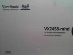 Viewsonic Vx2458-mhd 24 Inch 1080p 1ms 144hz Gaming Monitor With Freesync. Fixed Price $81.87.