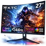 Ktc 27 Curved Monitor 2560x1440 Qhd 144hz Hdr400 400nits Gaming Pc Display. Fixed Price $289.99.