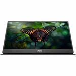 Aoc 16e10 - 15.6 Inch Portable Monitor, Led, Fhd, 2xusb-c, Mini-hdmi, 3 Year Man. Fixed Price $123.23.