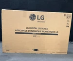 Lg 65" Commercial Signage Display 4k 65uh5f-h New. Fixed Price $1299.99.