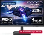Innocn 24.5 Inch Gaming Monitor 1440p 240hz Qhd 2k Pc Desktop Screen Fast. Fixed Price $287.70.