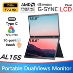 Alcopaca Al15s 15.6" Portable Dualviews Monitor Fhd Lcd Type-c Display For Work. Fixed Price $291.70.