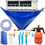 13pcs Mini Split Cleaning Kit Bag W 2l High Pressure Sprayer, Air Conditioner Lg. Fixed Price $79.50.
