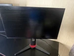 Onn. 27" Led Gaming Monitor 1920x1080 75hz Black Red Model 100027813. Fixed Price $65.00.