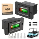 10l0l Golf Cart Battery Monitor Meter, 12v 24v 36v 48v 60v 72v Level Met. Fixed Price $56.94.