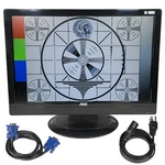 Aoc Lcd Monitor 2019sw1 Vga 1680x1050 20" 16:10 Power Cleaned Tested Working. Fixed Price $69.99.