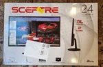 Sceptre E248w-19203rt 24" Ultra Thin 75hz 1080p Led Monitor 2x Hdmi Vga A-sync. Fixed Price $75.95.