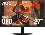 Aoc - 27" Q27g40xmn Mini-led, Qhd, 180hz Gaming Monitor Black. Fixed Price $299.99.