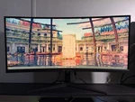 Crua 30" Curved Ultrawide 21:9 Led Monitor 2560x1080 Hdmi Dp Black. Fixed Price $110.00.