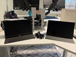 Two Arzopa Portable Monitor 15.6 Black With Stands. Fixed Price $90.00.