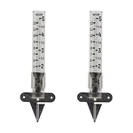 Taylor Rain Gauge Outdoor Glass 5 Inch Capacity - 2 Piece Set With Clear. Fixed Price $14.36.