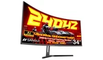 Sansui 34 Inch 240hz Ultrawide Curved Gaming Monitor Uwqhd 3440 1440, 21:9 2k. Fixed Price $269.99.