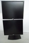 Dell 1907fp Lcd Dual Monitor Usb 2.0 Hub Vga Dvi 19" Dc323 Cj319 Ergtotron Stand. Fixed Price $189.75.