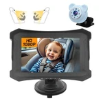 5 Inch Baby Car Camera & Rear-facing Infant Monitor With Ir Night Vision, 360 R. Fixed Price $60.35.