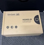 Viewsonic Vg2455-2k 24" Qhd Led Backlit Display 40 Degree Tilt Open Box. Fixed Price $220.00.