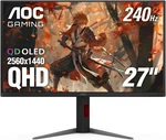 Aoc Q27g4zd27'' Qd-oled Qhd 280hz G-sync Gaming Monitor. Fixed Price $449.99.