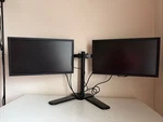 Dual 22 Viewsonic 1080p Full Hd Lcd Monitors Widescreen W/ Stand, Vga & Dvi. Fixed Price $165.99.