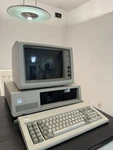 Vintage Ibm 5160 Personal Computer With Keyboard, 5153 Cga Monitor. Fixed Price $500.00.