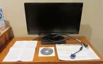 Dell In2030m 18.5 Inch Lcd Monitor With Stand, Power Cord, Vga, & Set Up Disc. Fixed Price $19.95.