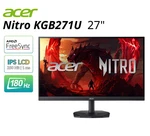 Acer Nitro Kgb271u 27" Gaming Monitor Led 180hz 2560x1440 250nit 1ms Refurbished. Fixed Price $107.87.