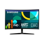 Samsung 27" Essential S3 Fhd 1800r Curved Monitor 100hz Ls27d366ganxza. Fixed Price $125.00.