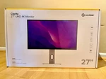 Alogic Clarity 27 4k Monitor Clear & Glossy. Fixed Price $449.99.