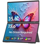 Uperfect 15.6" Folding Monitor Dual Portable Display 1080p Bult-in Stand & Vesa. Fixed Price $239.99.