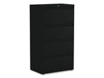 Alera 4-drawer 30"w Lateral File Cabinet; Black Legal (alela54305bl) Hlf3054bl. Fixed Price $1015.99.