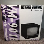Provideo Vm-901b Cctv Monitor Working New Original Packaging Open Box Csi 9". Fixed Price $275.50.