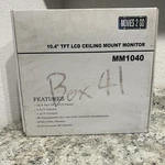 Movies 2 Go Model Mm1040 10.4 Lcd Ceiling Mount Monitor With Remote. Fixed Price $223.79.