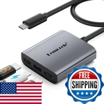 Lemorele Usb-c To Video Splitter, Dual Monitor Expander With 4k 60hz Dp Al. Fixed Price $52.74.