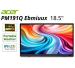 Acer Pm191q 18.5" Portable Monitor Full Hd Ips Lcd 100hz 7ms Hdmi Refurbished. Fixed Price $112.52.