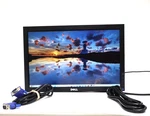 Dell E1709wc 17" Widescreen Lcd Monitor With Power Cables. Fixed Price $44.99.