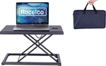 19" Portable Laptop Riser, Height Adjustable Travel Standing Desk Converter, Pre. Fixed Price $178.99.