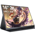 Uperfect 2.5k 120hz Portable Monitor 16" 2k Qhd 500nit Hdmi Usb C Second Display. Fixed Price $69.99.